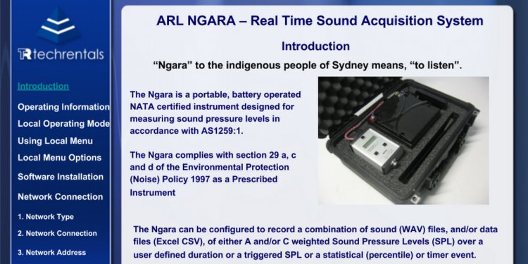 ARL NGARA – Real Time Sound
