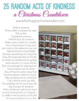 christmas countdown kindness random