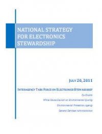 cover of E-waste strategy report