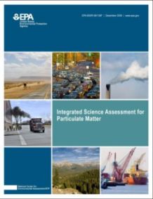 Cover of the Integrated Science Assessment (ISA) for Particulate Matter