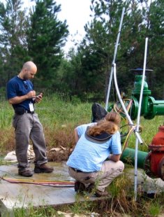 Environmental Protection USEPA well head inspection