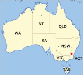 Map of Australia