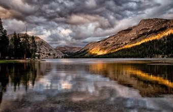 Sunset at Tenaya Lake, Yosemite National Park 10.1.11